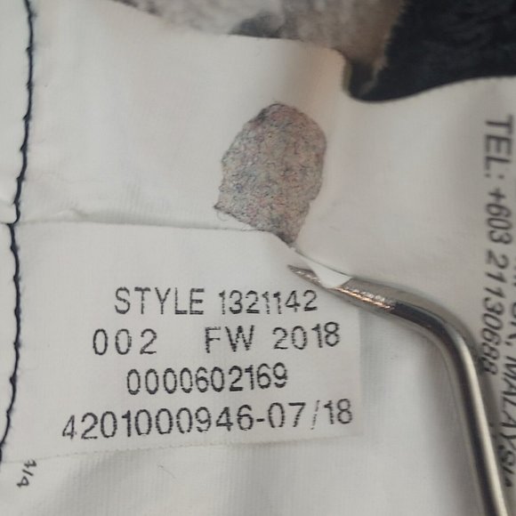 Under Armour Womens Small Gray Silver Metallic Foil UA ColdGear‎ Hoodie 1321142 - Picture 6 of 6